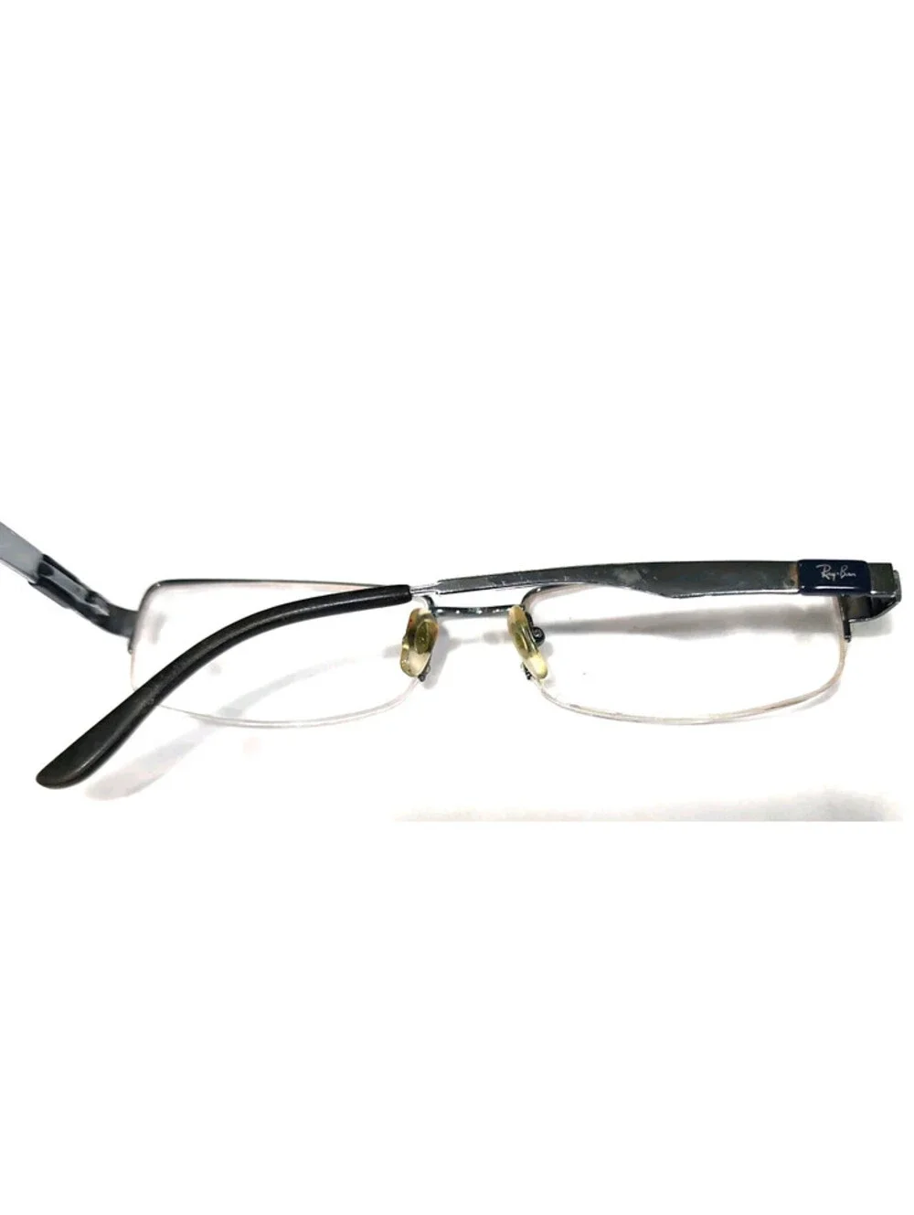 Ray Ban RB6156 2507 Silver Rectangle Eyeglasses 52-17 140